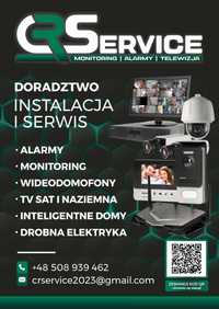 Monitoring, Telewizja SAT/DVBT2, Rozbudowa sieci LAN/WIFI