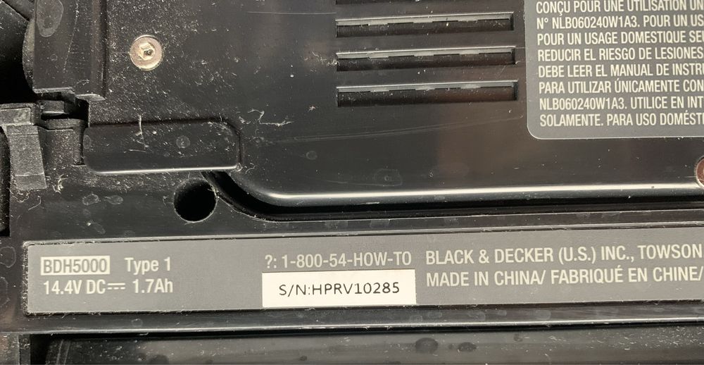 Black Decker BDH5000 робот пылесос