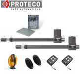 Motores automatismo de portão batente 2 folhas Proteco Aster ou Leader