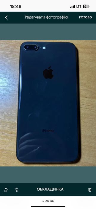 Айфон 8+, айфон 8+ чорний