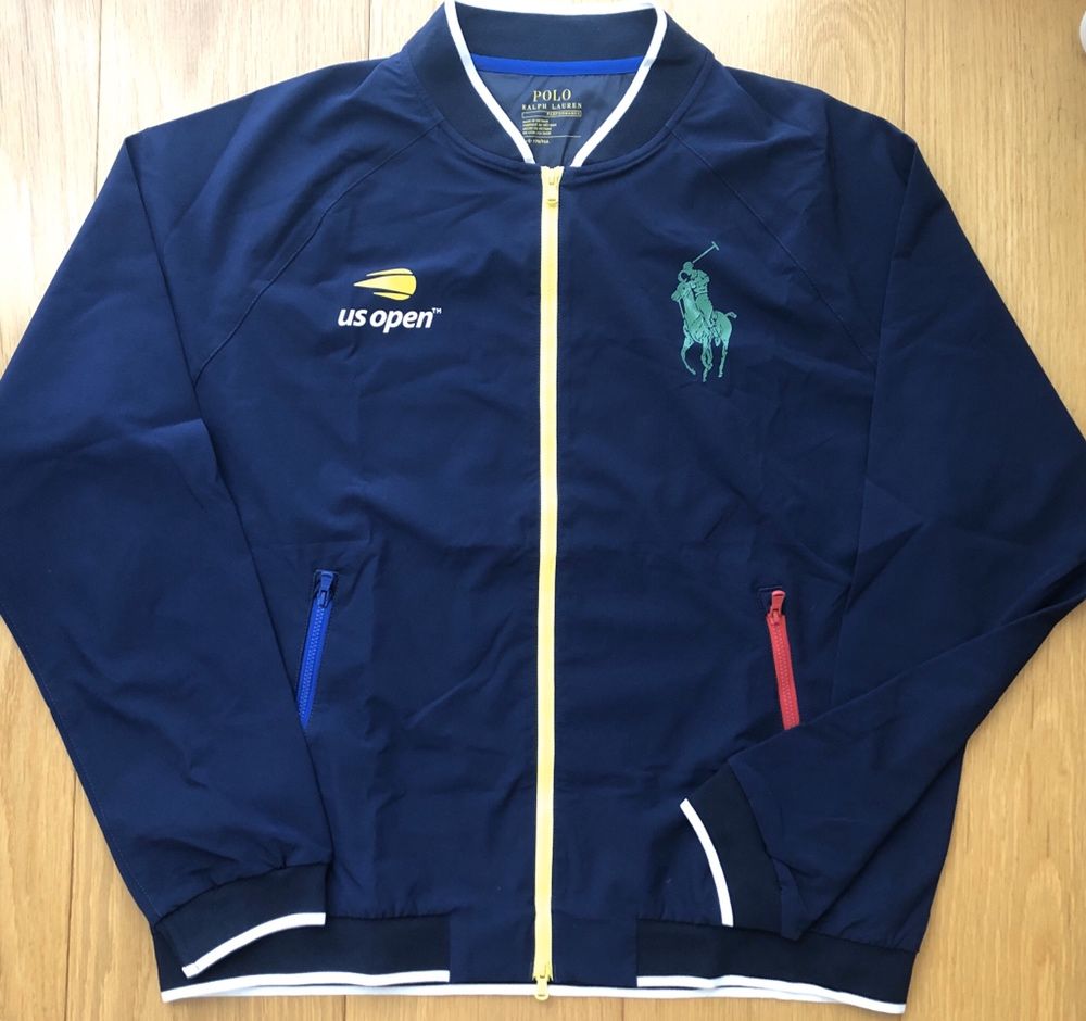 Casaco Polo Ralph Lauren (US Open) - Tamanho L (4 fotos + Polo)