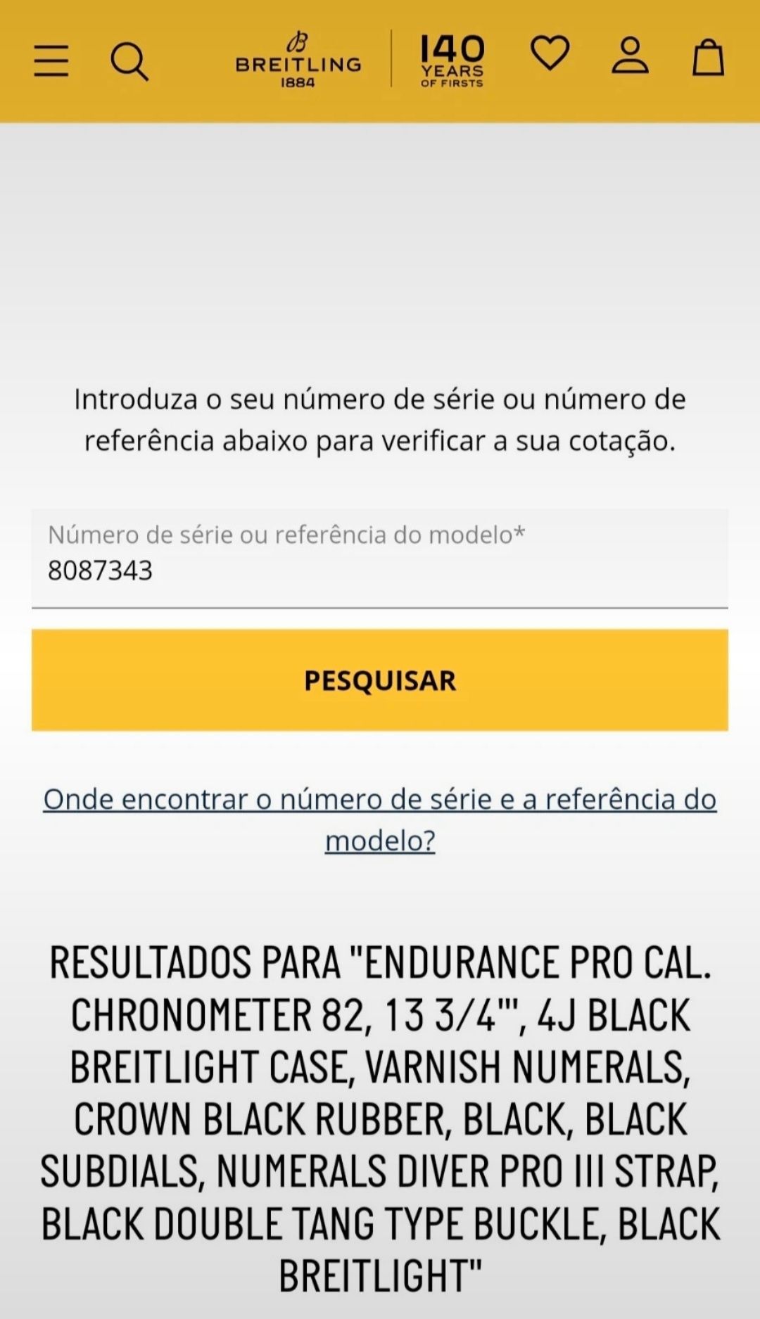Relógio Breitling Endurance PRO 44