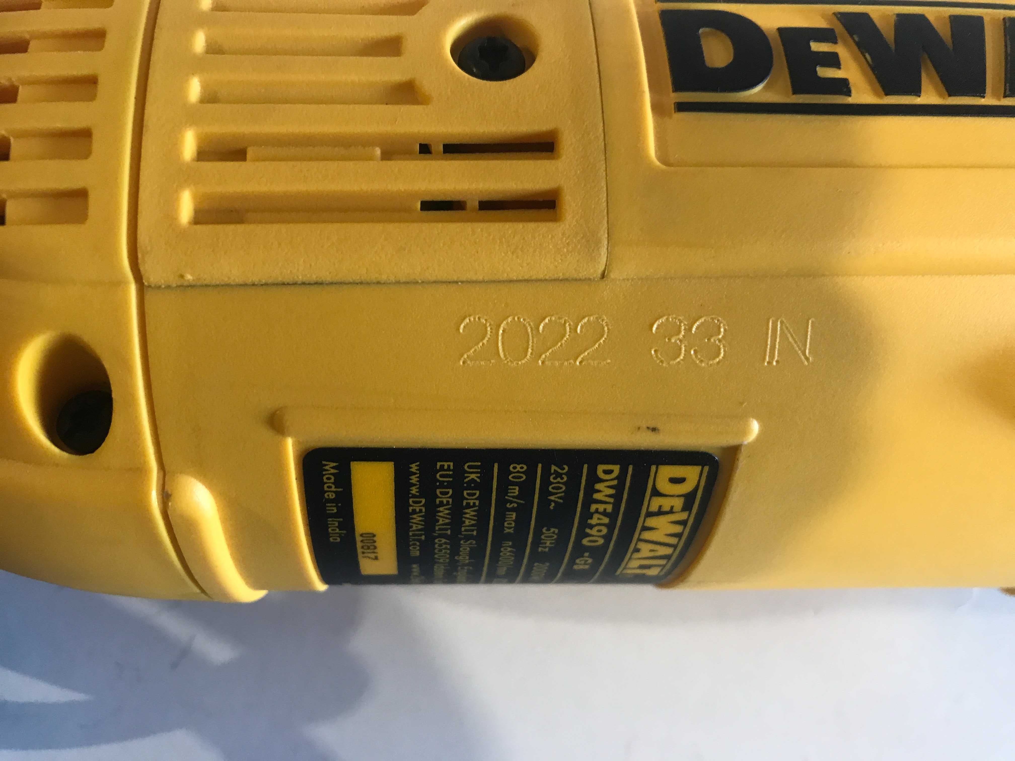 Болгарка кутова шліфмашина DeWalt DWE490-gb з Англії