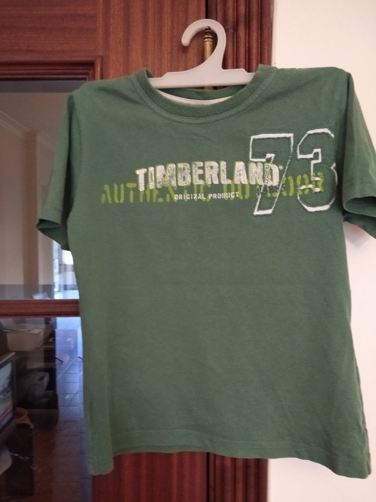 T-shirt da Timberland tamanho 5 anos