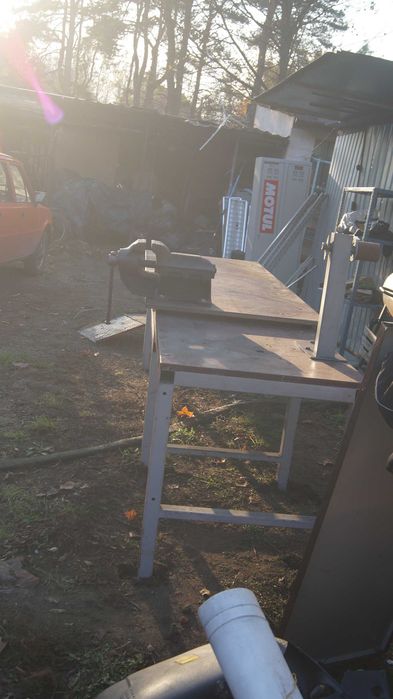 Falbanek stół warsztatowy proszkowo malowany 300X80X85cm solidny