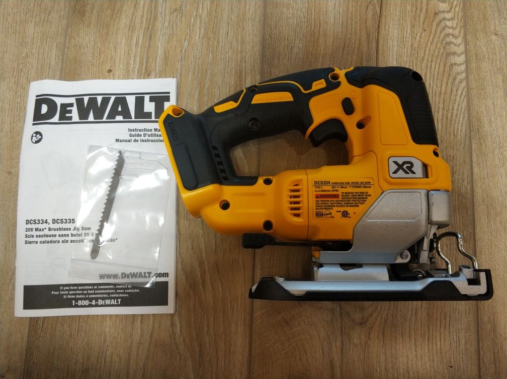 Пила Лобзик аккумуляторный бесщеточный DeWALT DCS334 XR 20V ОРИГИНАЛ!