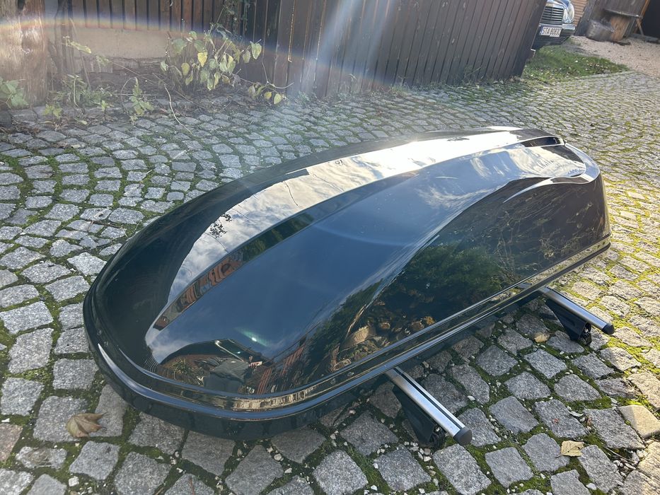 Zestaw Box dachowy 520L Mammooth + bagażnik bazowy Modula