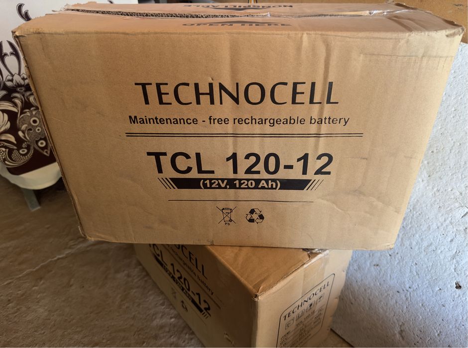 АКБ AGM гель для безперебійного живлення TCL  120Ah 12v
