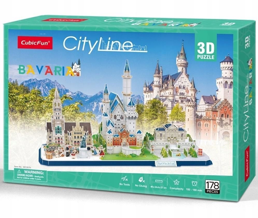Puzzle 3d Cityline Bawaria, Dante