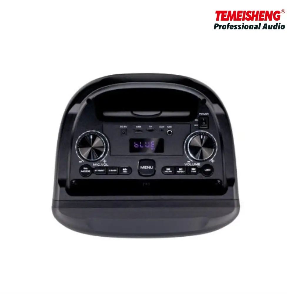 Блютуз акустика Караоке Temeisheng-12 USB/FM/Пульт ДУ/микрофон/