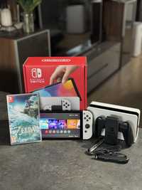 Konsola nintendo switch oled biała 64 gb