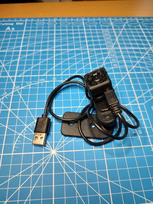 Mini kamera szpiegowska Retoo WiFi HD aku USB IR + klips 23mm