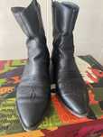 Botins de cowboy  pretos