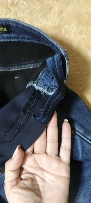 Джинсы утеплённые для беременных, б/у