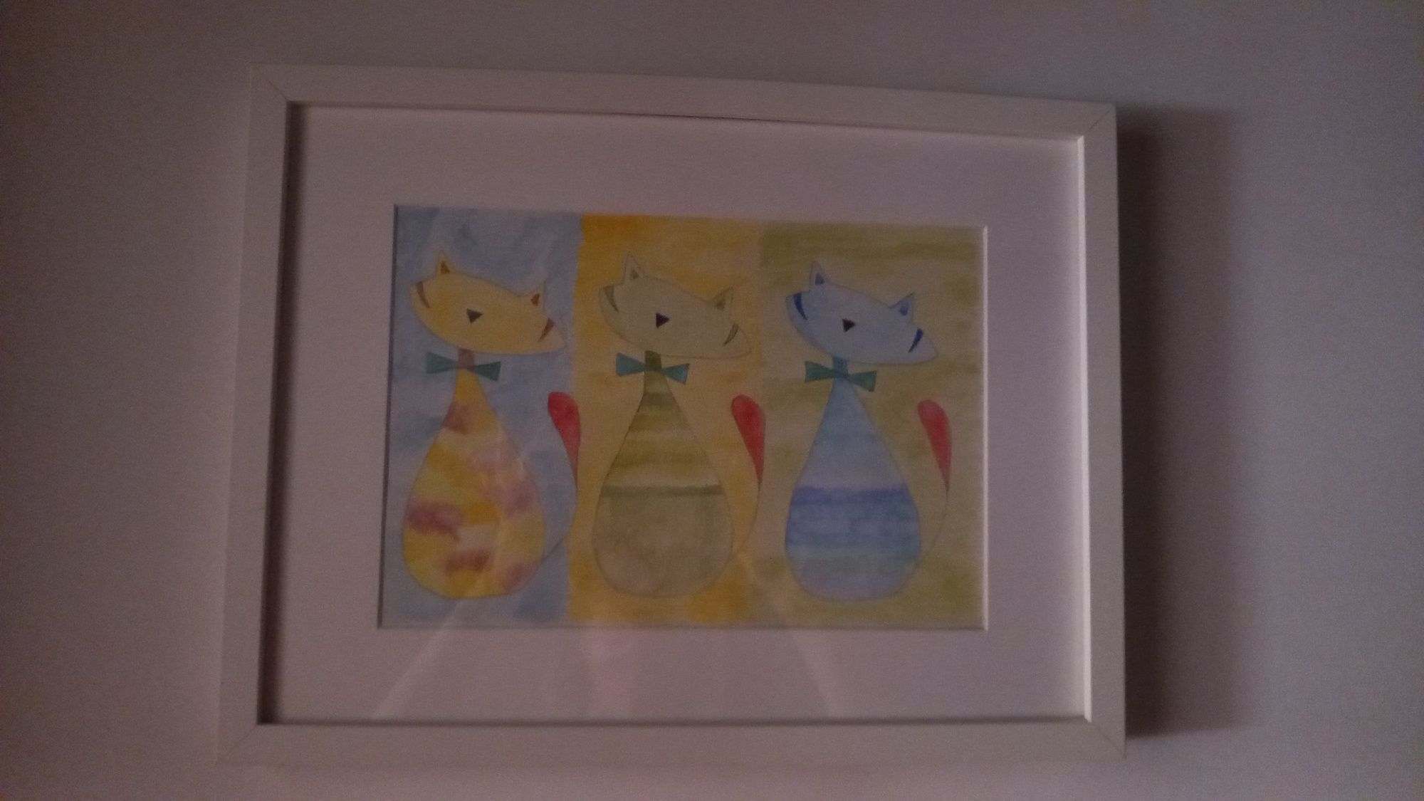 Entrego em mãos quadro  pintado para quarto de criança