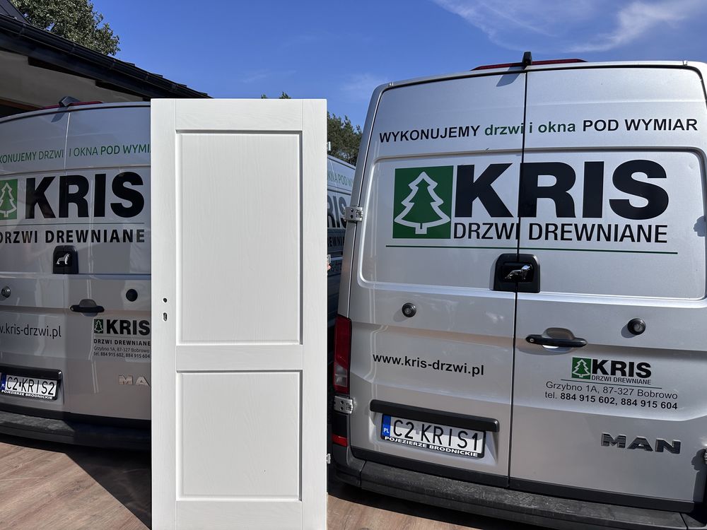 Drzwi wewnetrzne drewniane OD RĘKI Białe Cała Polska 88x206 900 OFERT