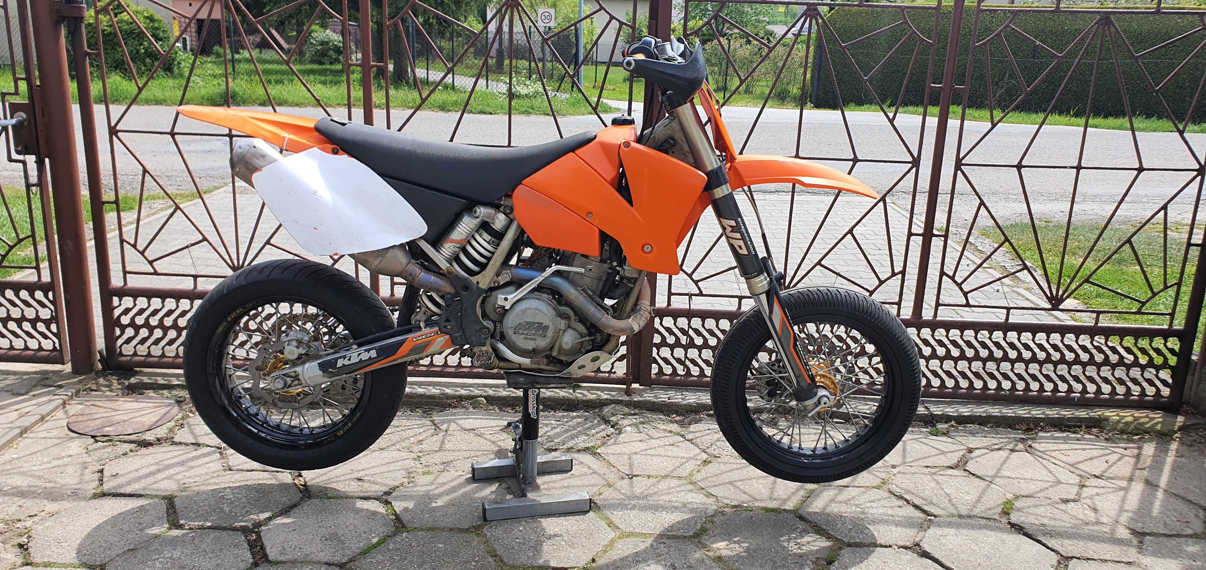 KTM 450 EXC Supermoto, Kałuża Motocykle, zamiana.