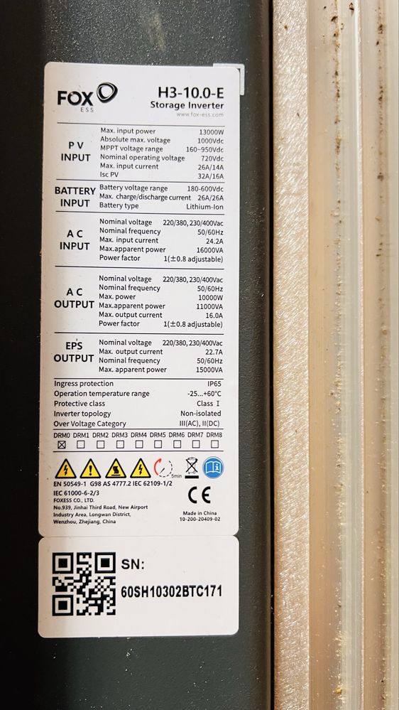 Falownik hybrydowy FOX H3 10.0 E