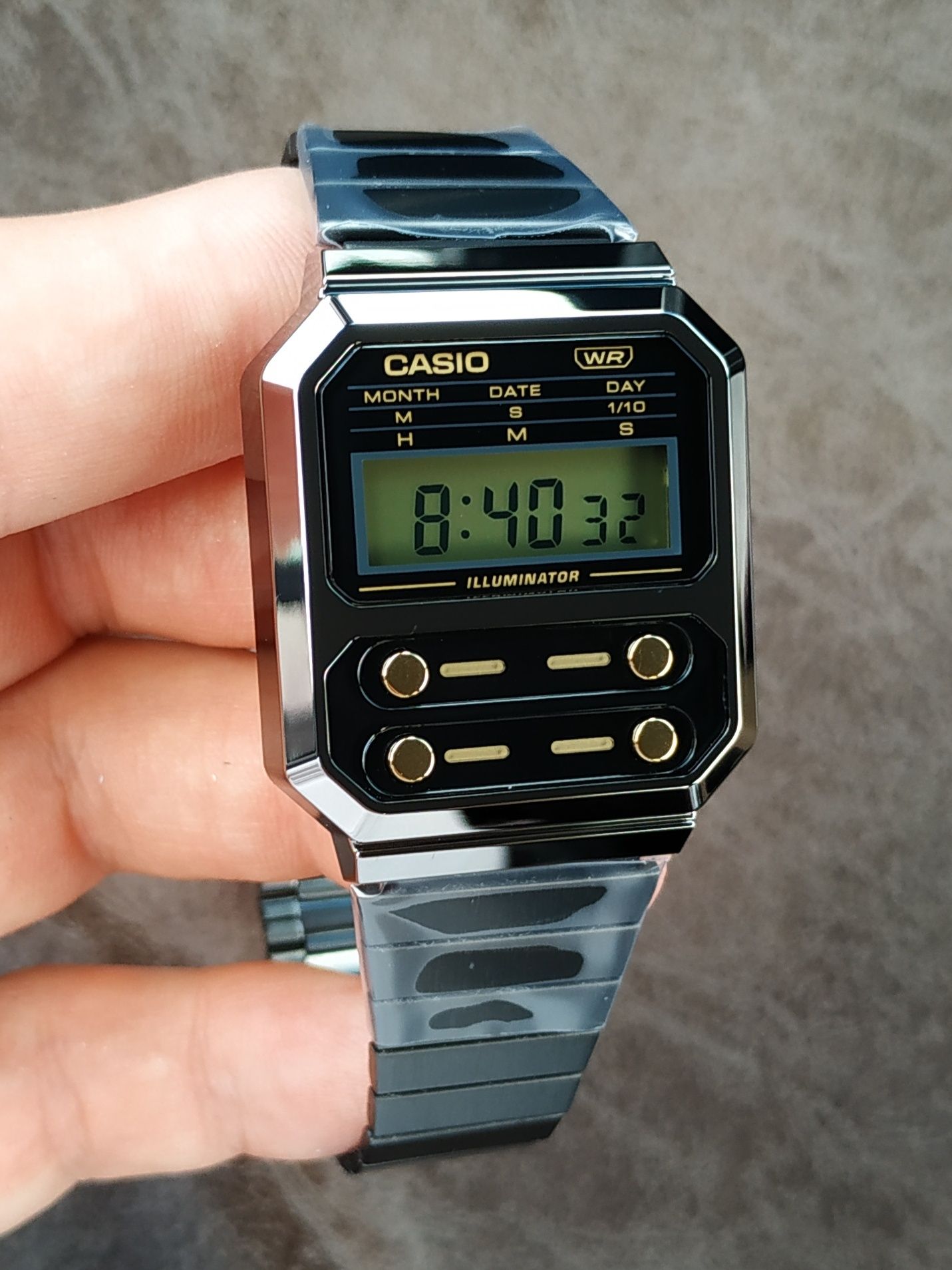 Годинник чоловічий Casio A100WEGG-1A2 Оригинал Гарантия Часы мужские