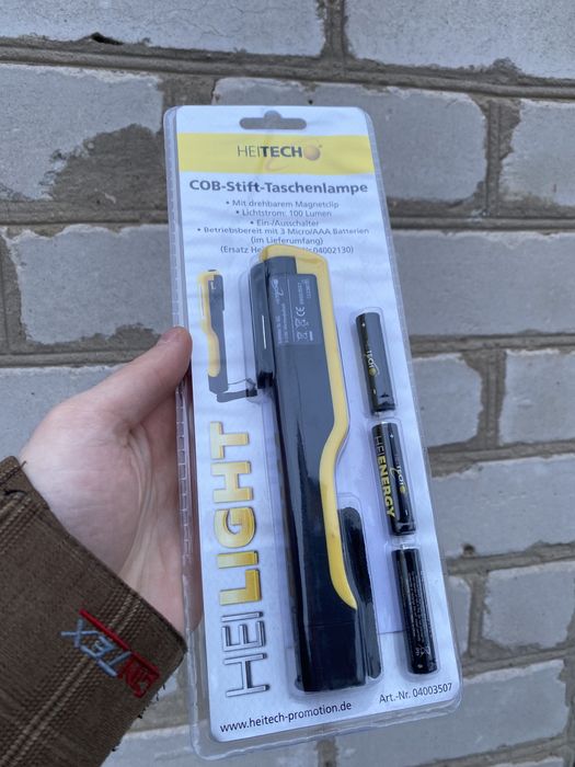 New німецький ручний ліхтарик Heitech