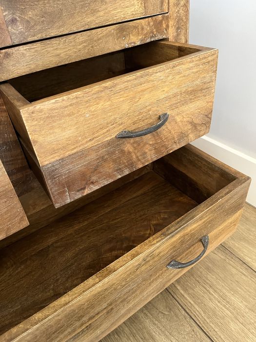 Witryna Drewniana Przeszklona Drzewo Mango Artistico