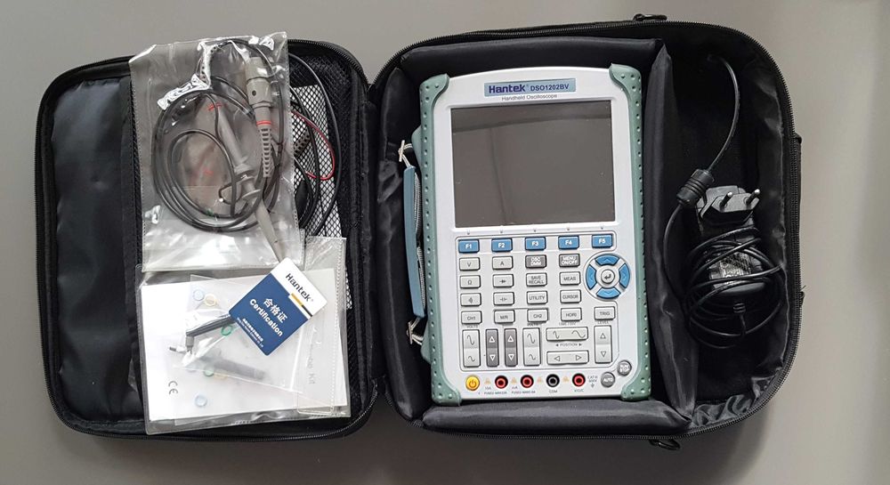 Hantek DSO1202BV przenośny oscyloskop skopometr dwukanałowy 2x200MHz
