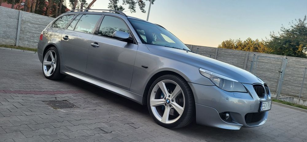BMW E61 M-PAKIET, Head UP, Keyless Go, El. Klapa
