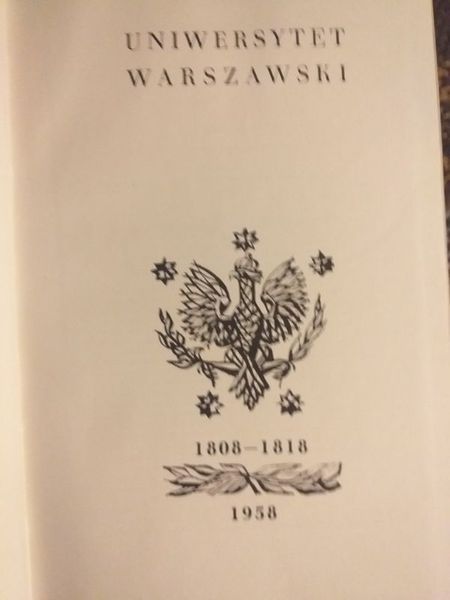 Universitas Varsoviensis Arkady 1958