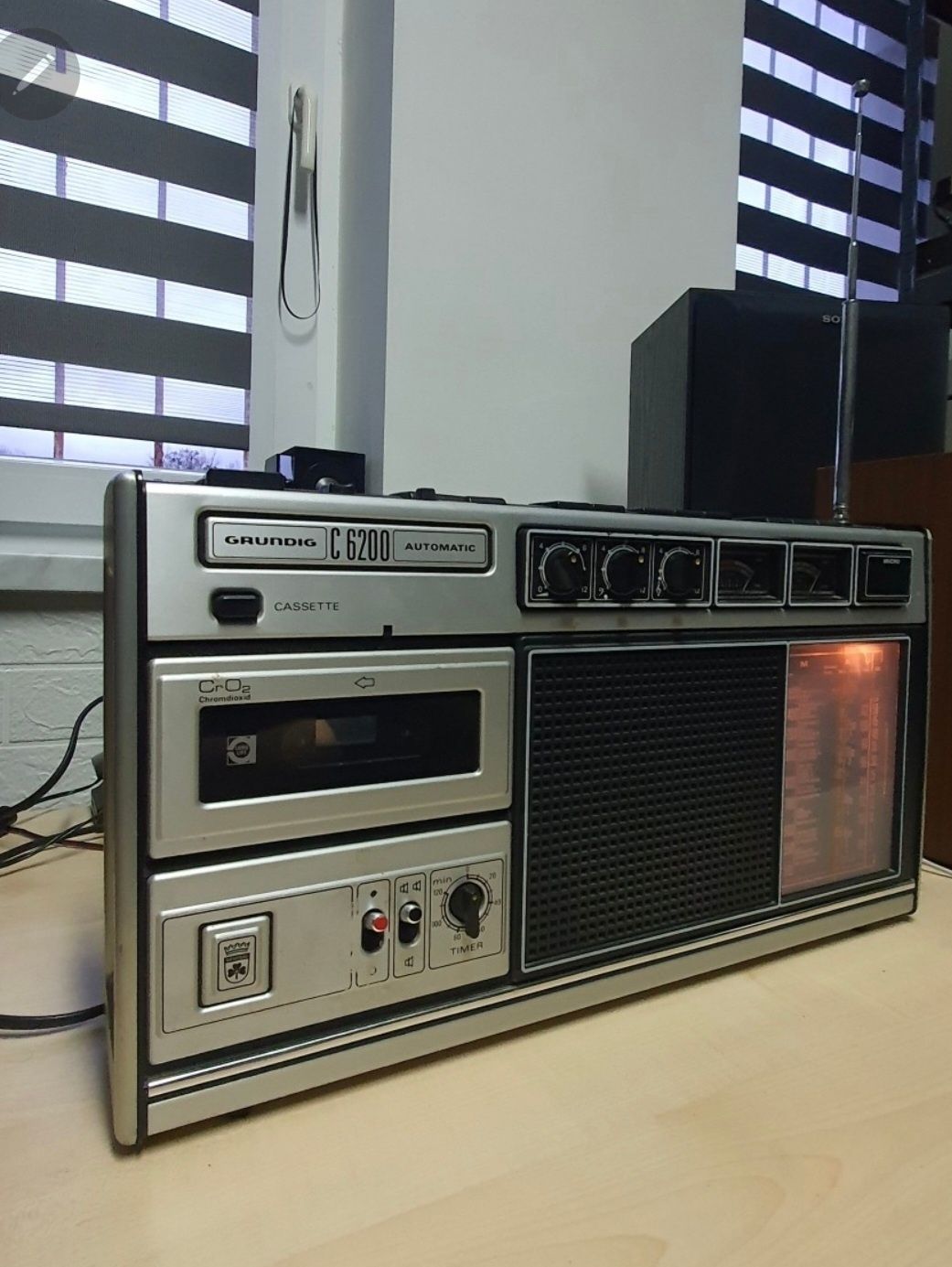 Radiomagnetofon Grundig C6200 po serwisie