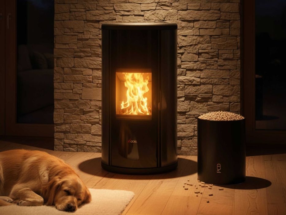 Piec piecyk na pellet powietrzny Cadel Sound PS 5kW ECODESIGN KLASA A+