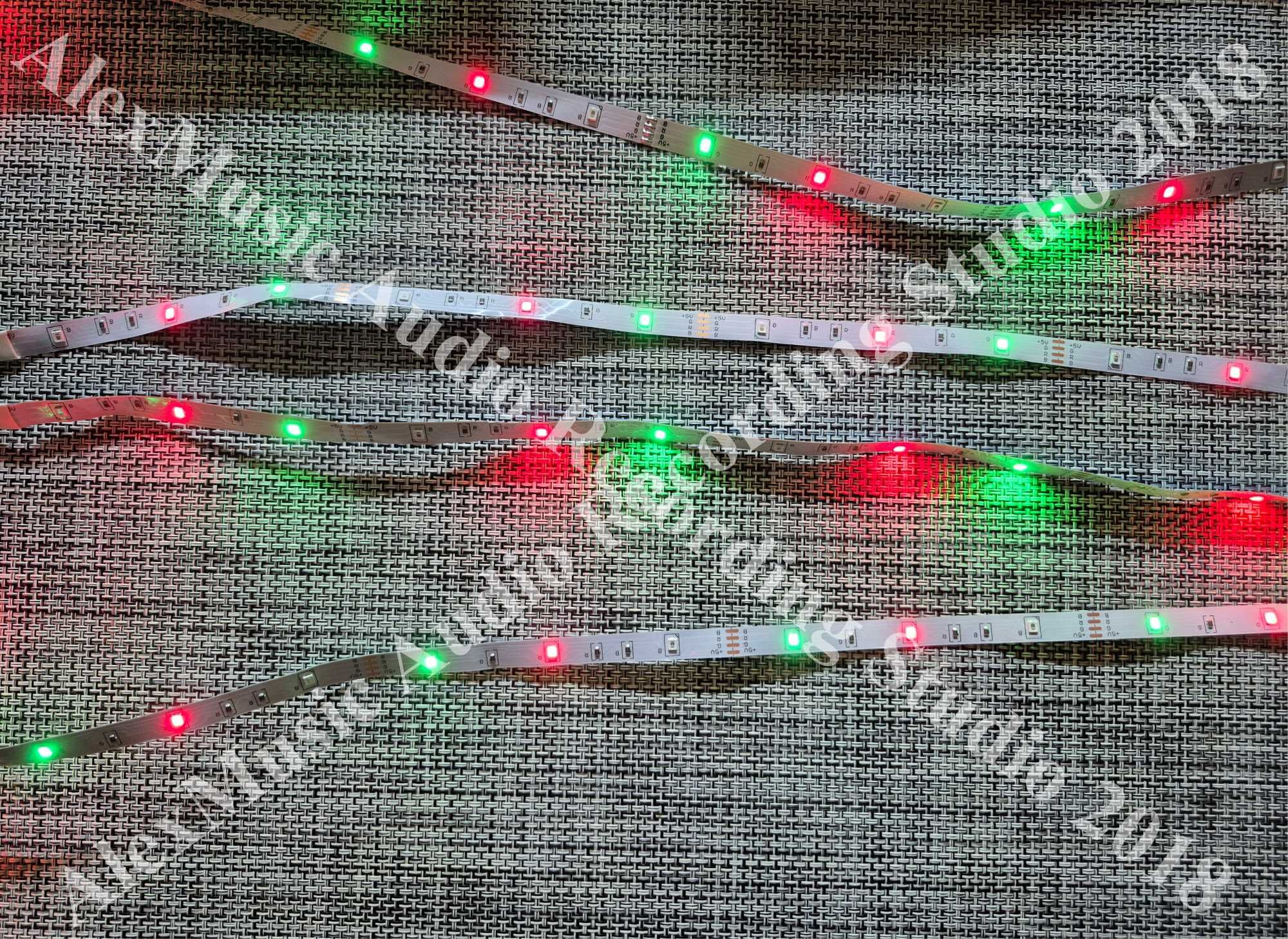 Светодиодная LED лента RGB 2835/5V, 2 по 10 метров с пультом
