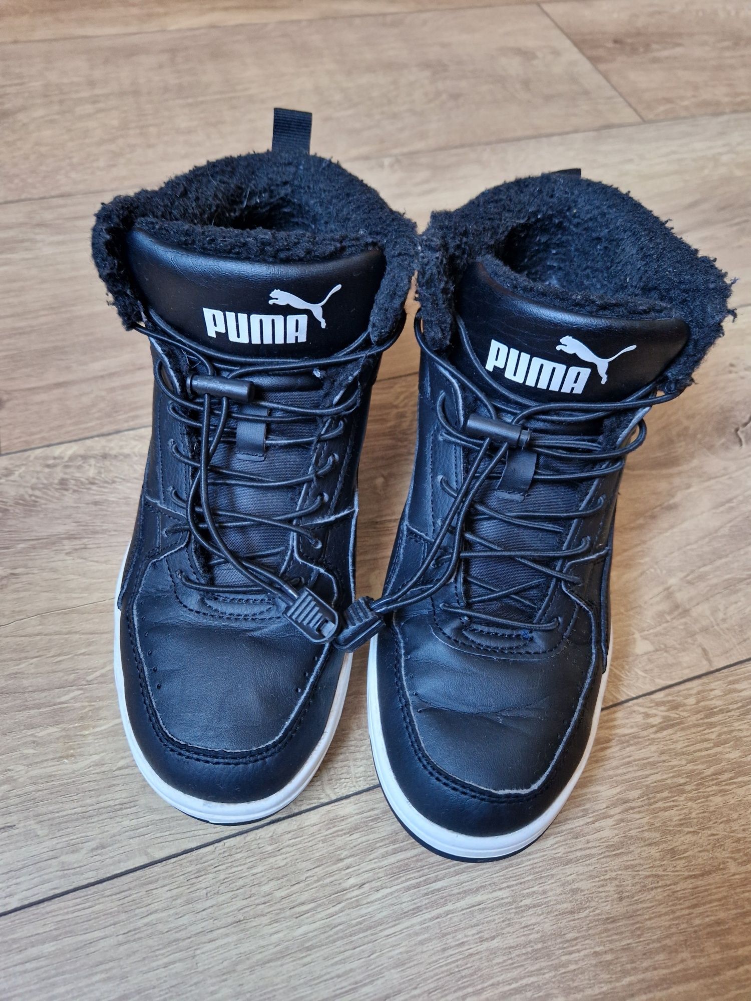 Buty puma roz. 36 wysokie za kostkę czarne