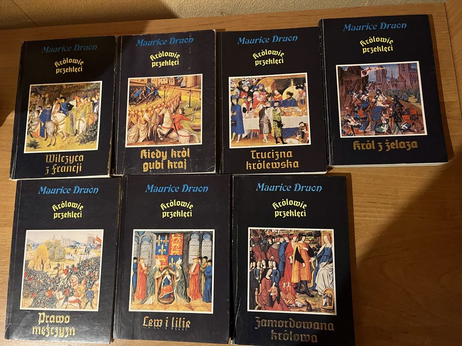 Krolowie przekleci tom 1-7 Druon