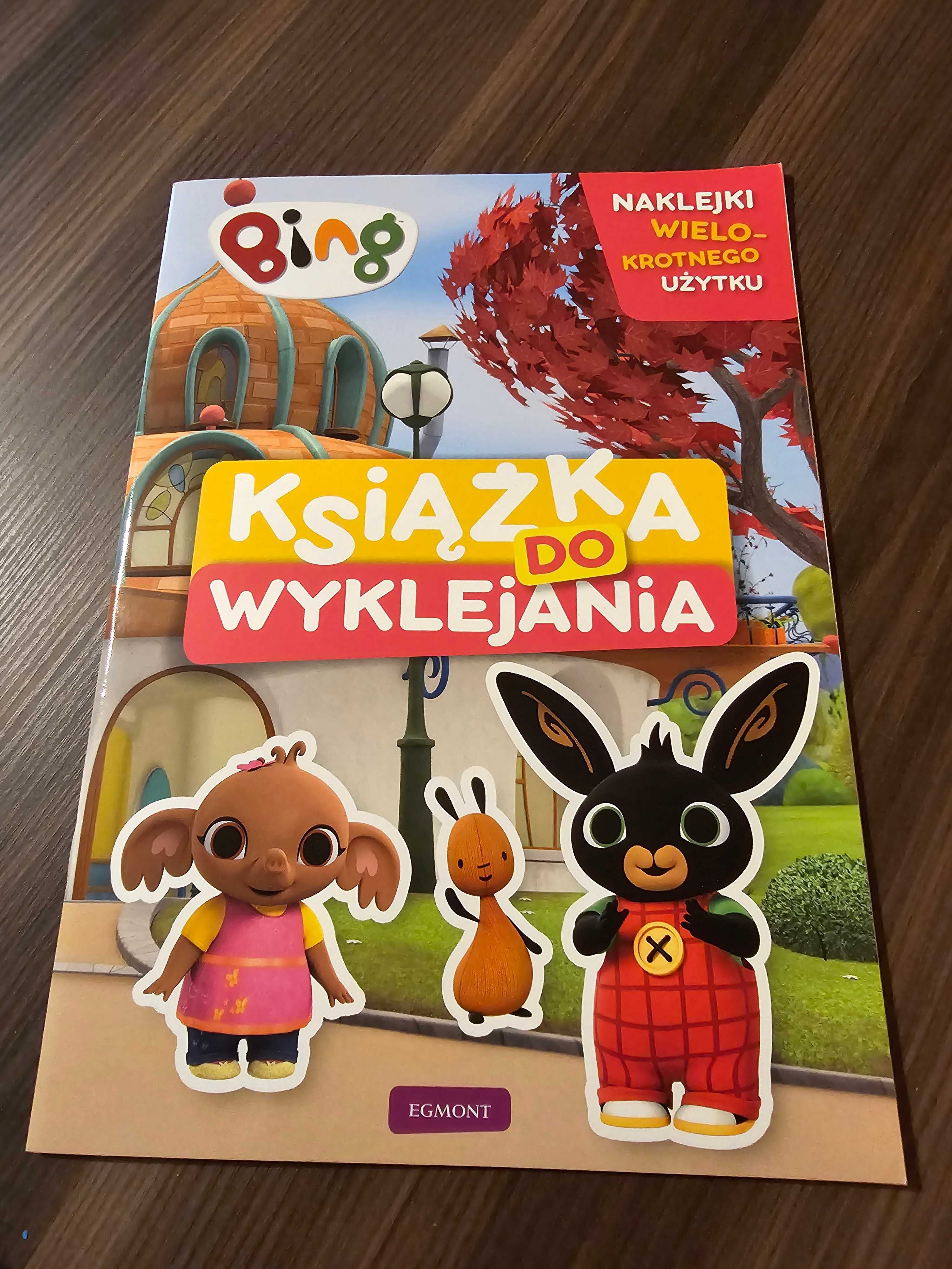 BING Książka do wyklejania. Naklejki wielokrotnego użytku.