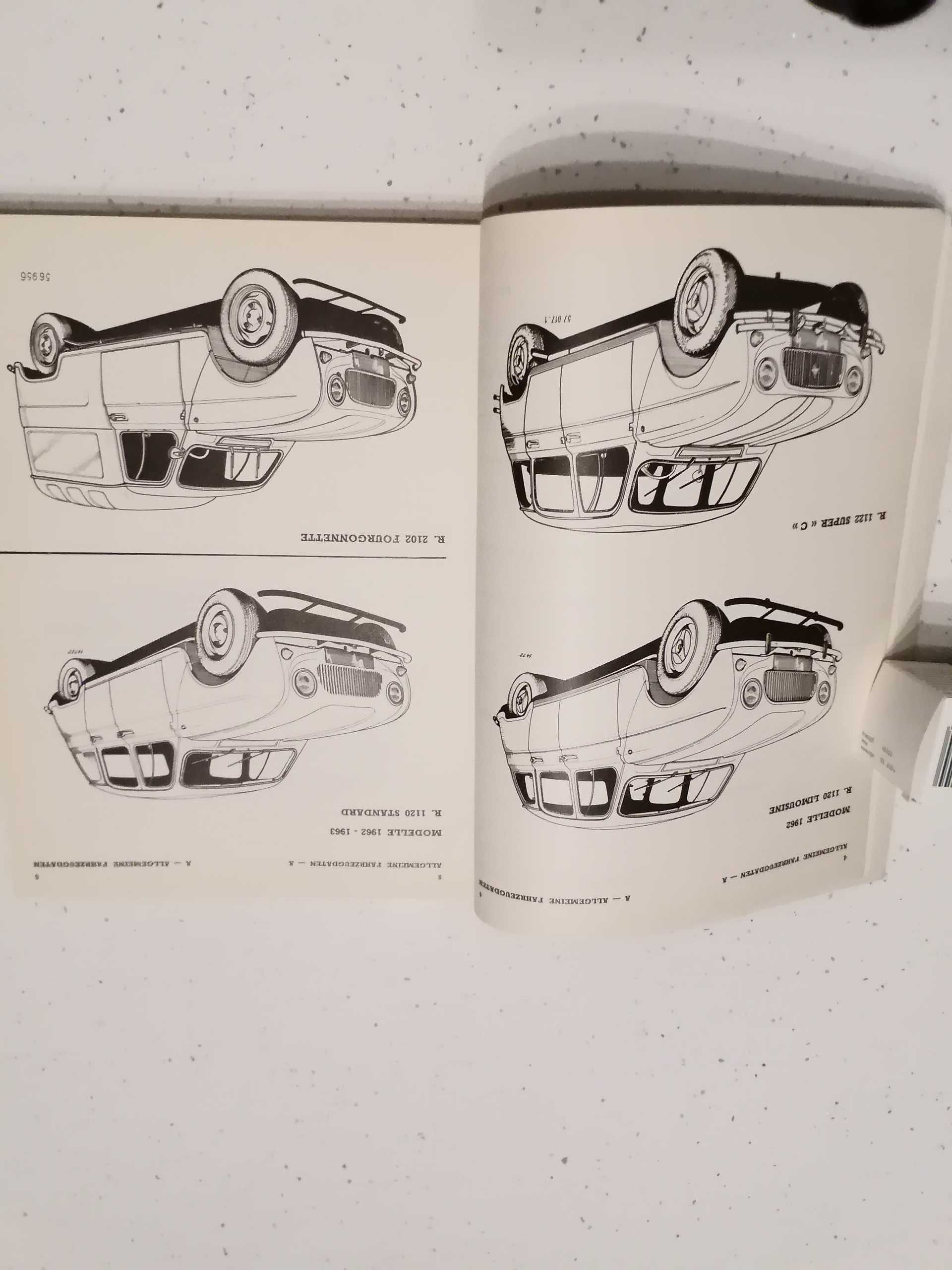 RENAULT R. 1120, R. 1121, R. 1122, R. 2102 - instrukcja napr serwisowa
