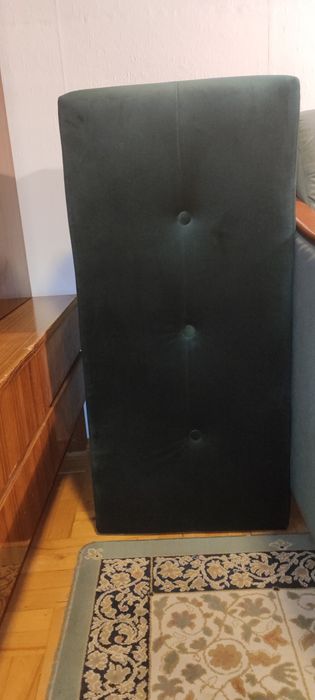 Puf pufa Paris Bodzio zielony plusz