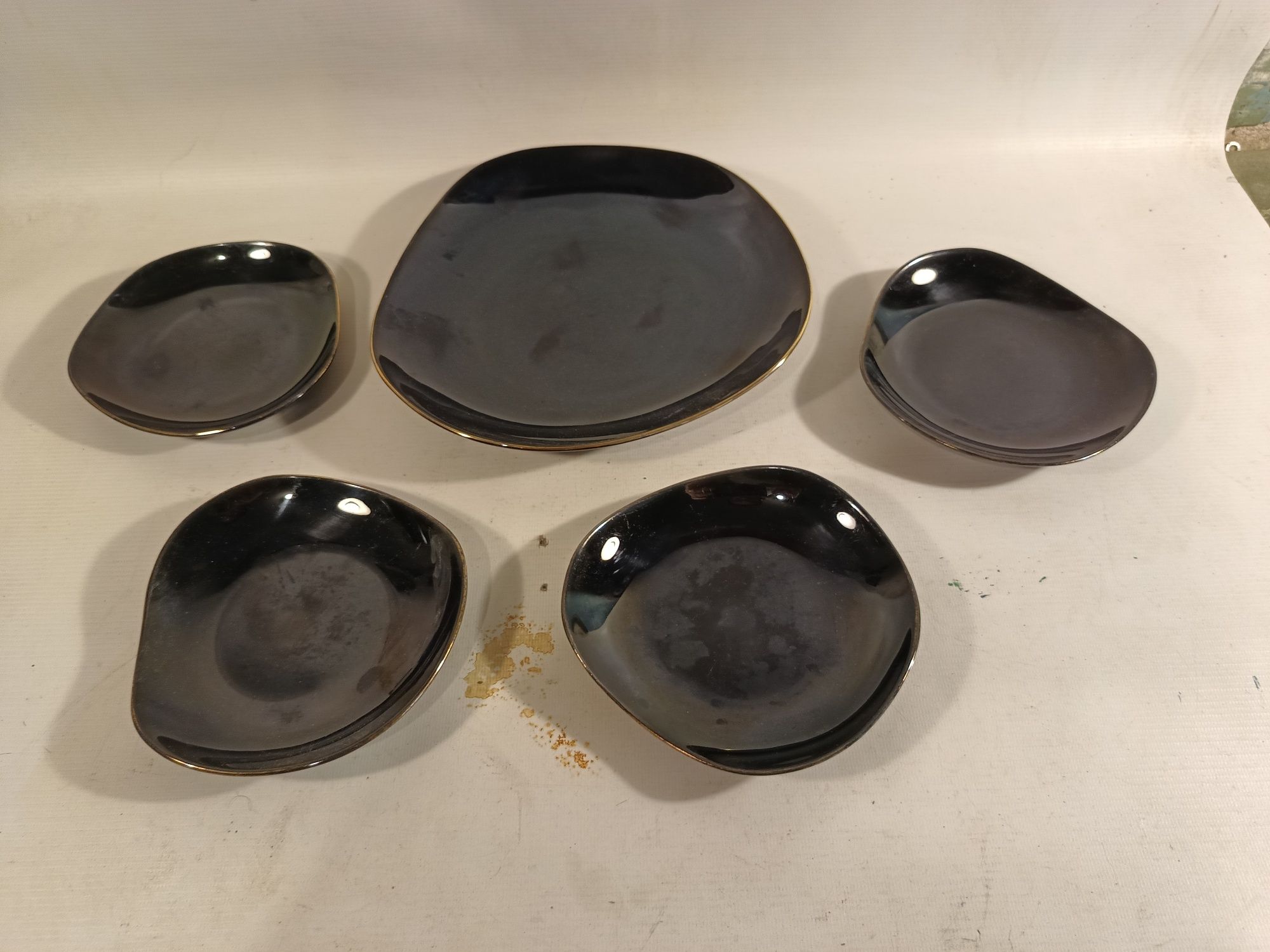 Porcelit Pruszków, Ryszard, talerze, design PRL