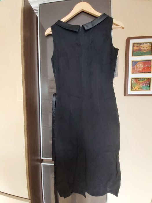 Czarna wieczorowe elegancka sukienka