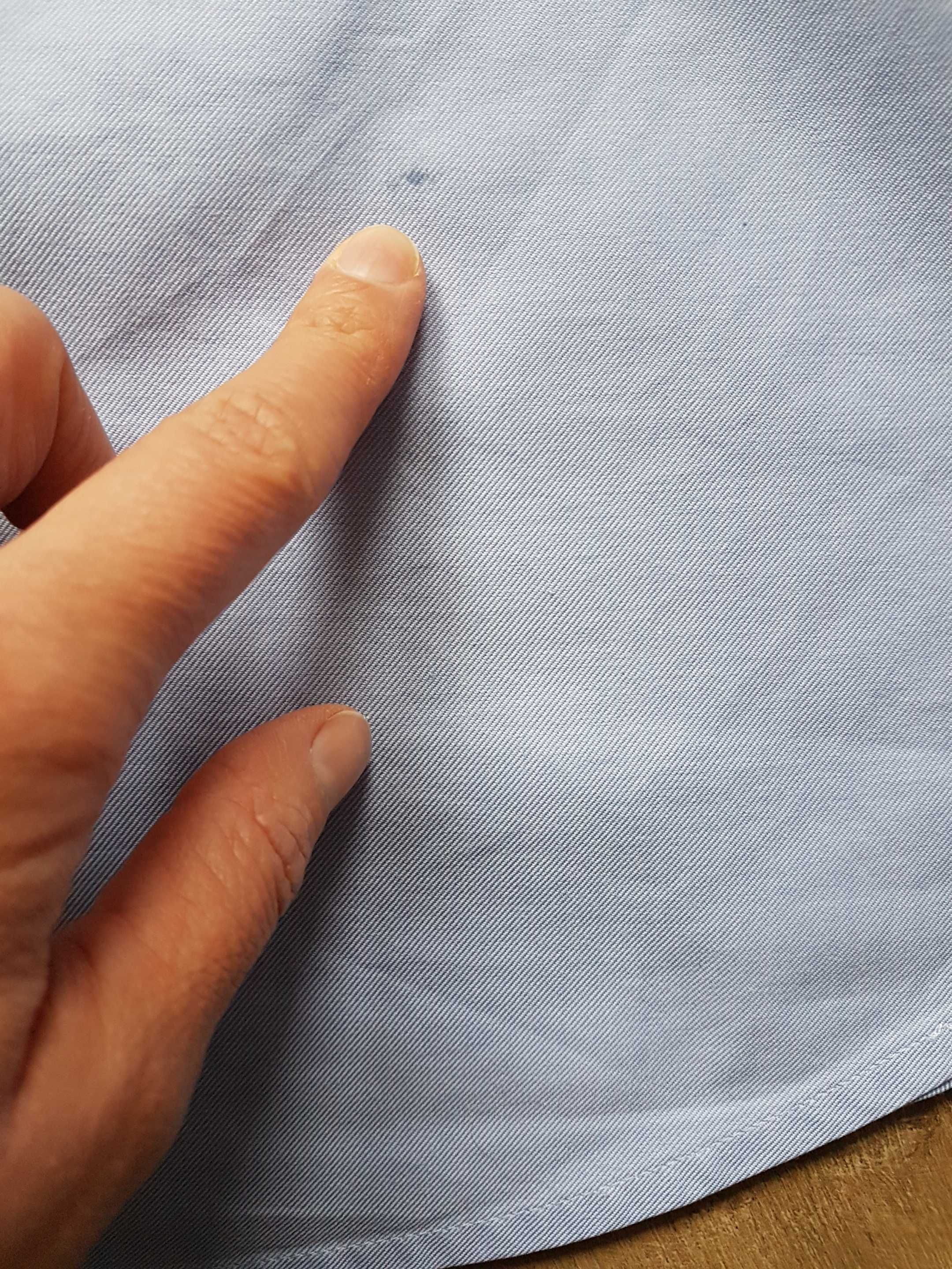 GANT Pinpoint Twill koszula męska krótki rękaw roz. S 100% bawełna