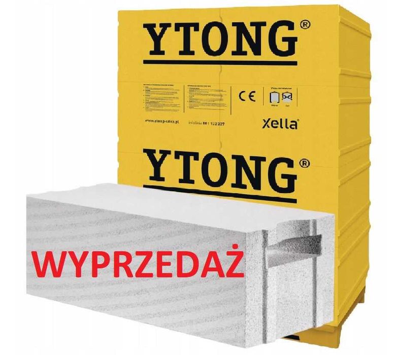YTONG  24 cm blok pustak ściana budynek gazobeton komórkowy