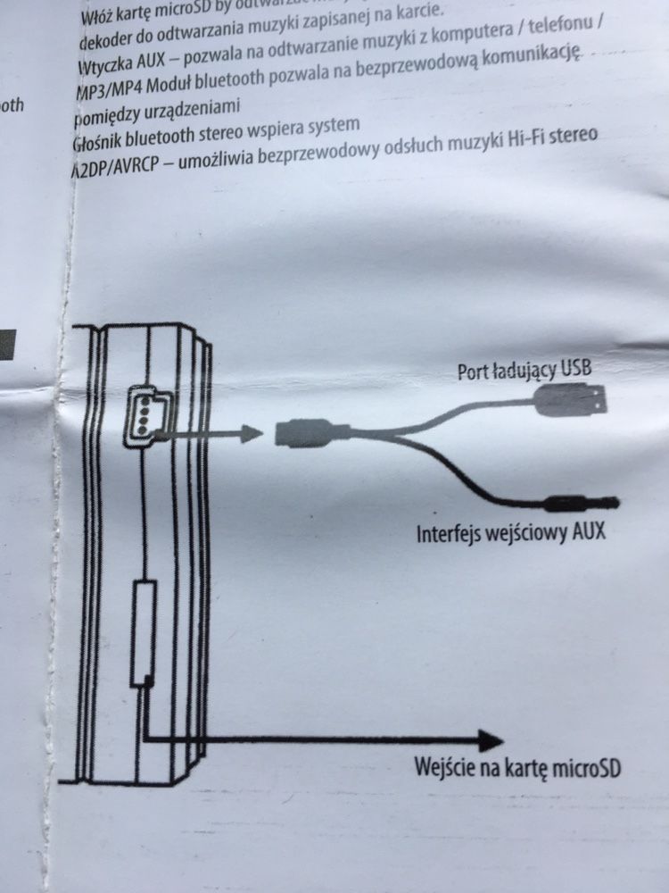 Głośnik bluetooth Bosch z kartą pamięci