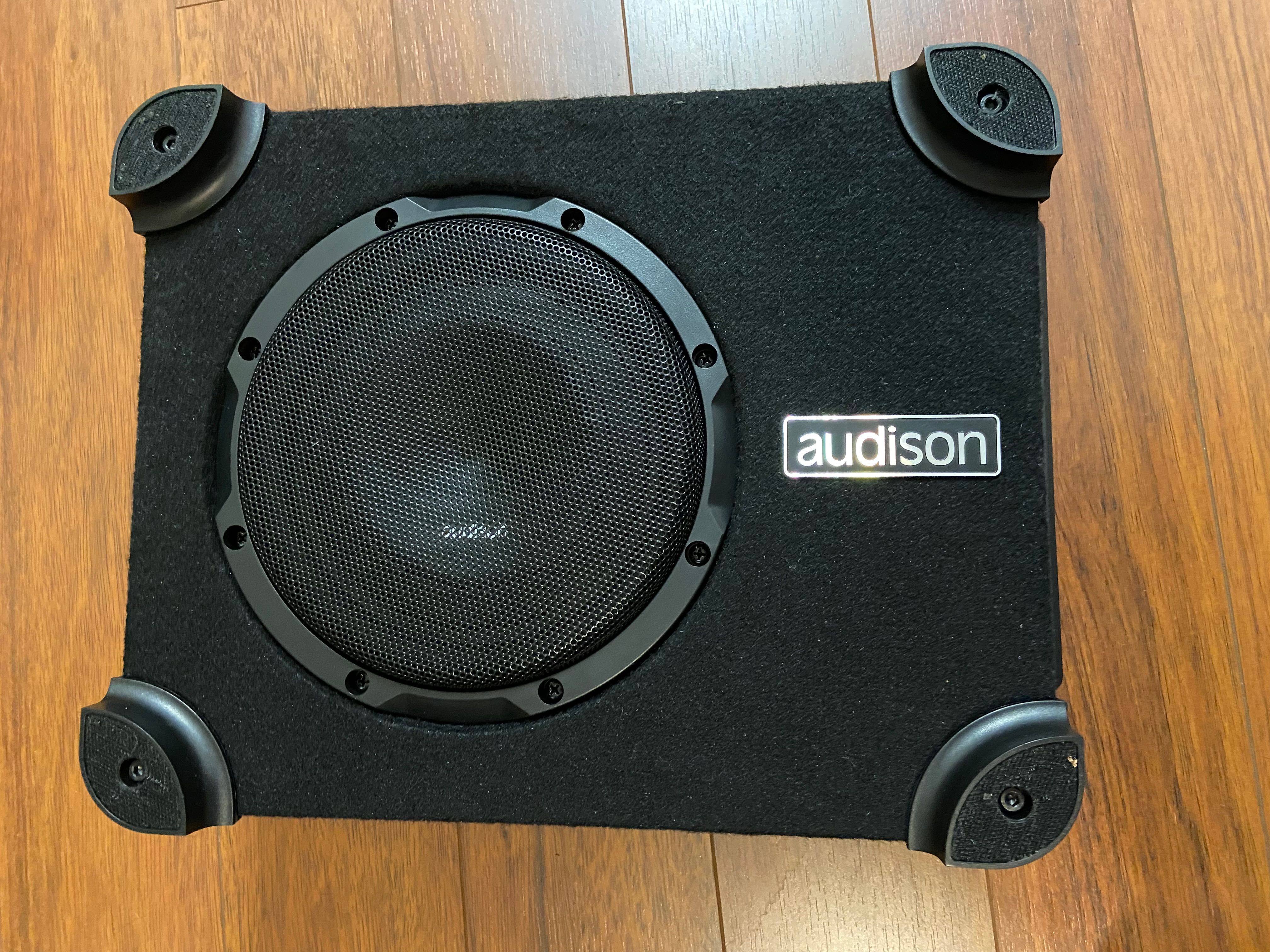 Subwoofer e amplificador Audison APBX 8 AS2 com garantia+cabos ligação