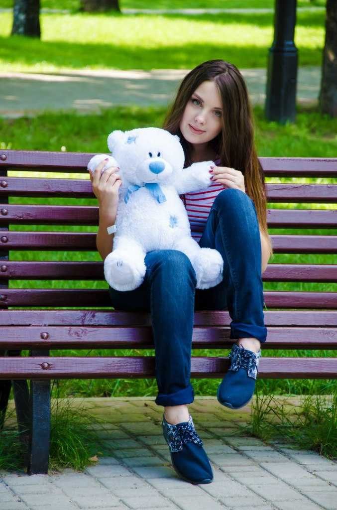 Великий плюшевий ведмедик Тедді 80 см.