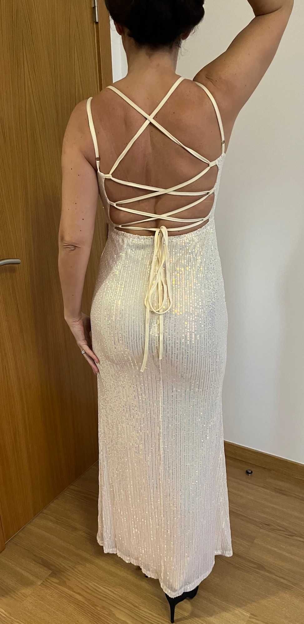 Vestido senhora lantejoulas M