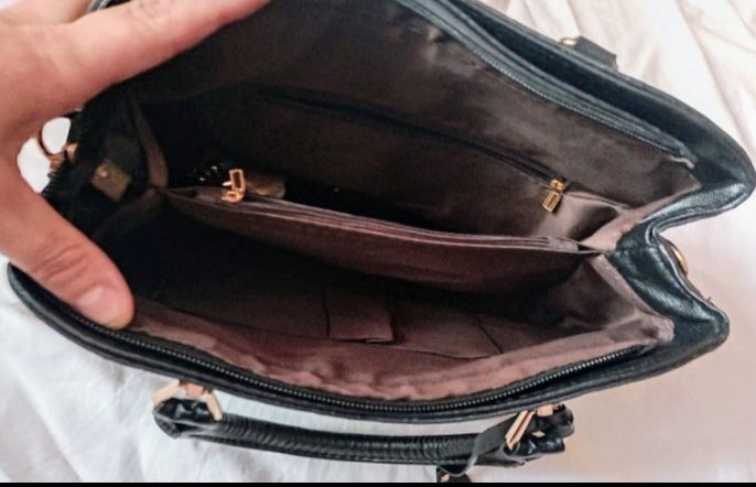 Torebka do ręki skórkowa zip Fianyuan