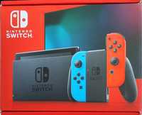 Nintendo Switch with Neon Blue and Neon Red Joy-Con (