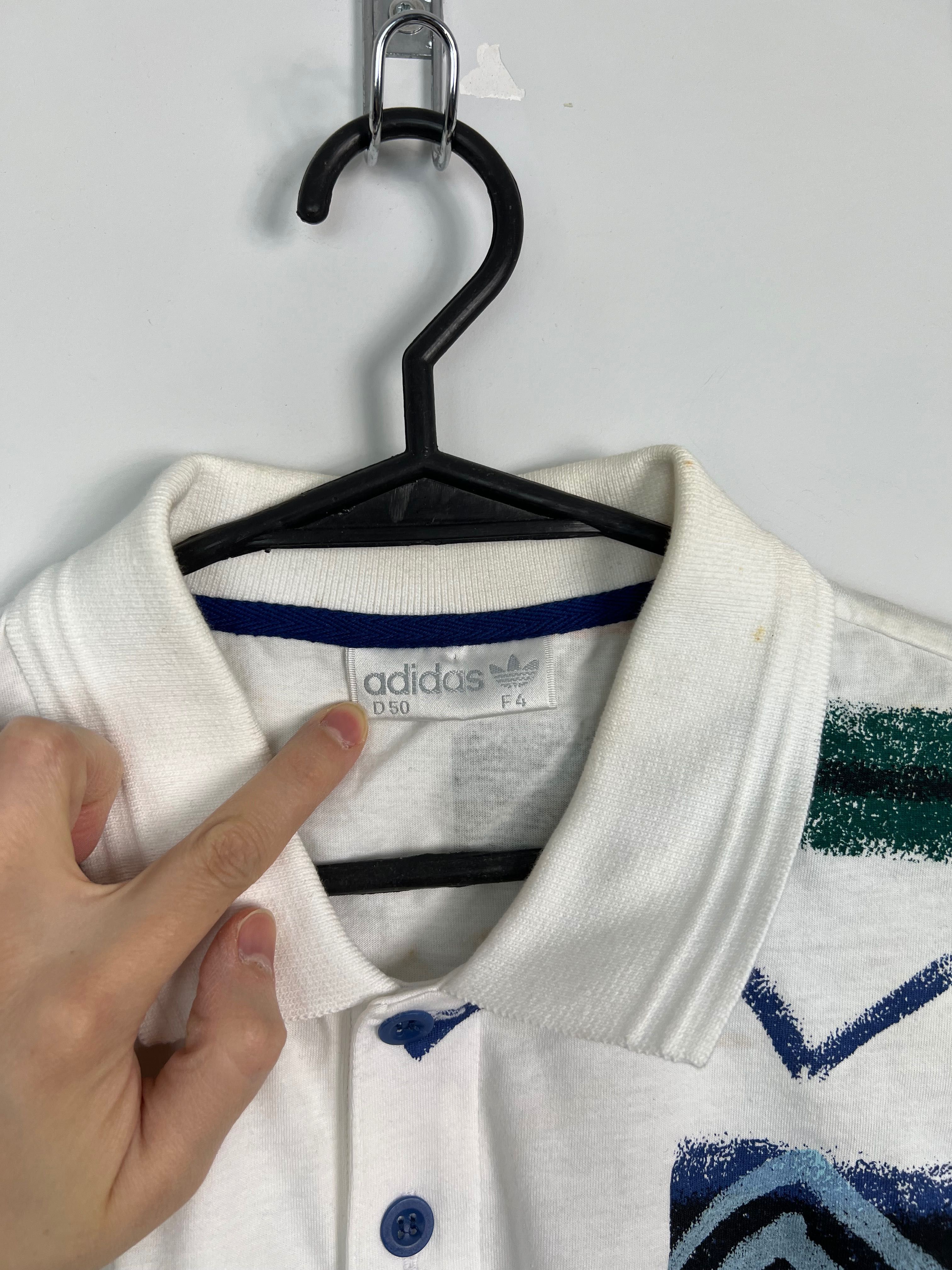 Koszulka Polo Adidas Vintage lata 80’s 90’s