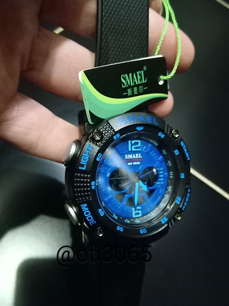 Спортивные брендовые новые многофункциональные мужские часы SMAEL