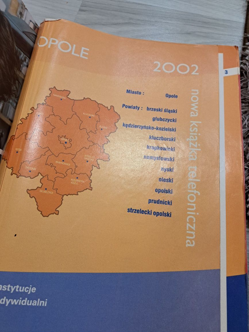Książka telefoniczna Opole 2002