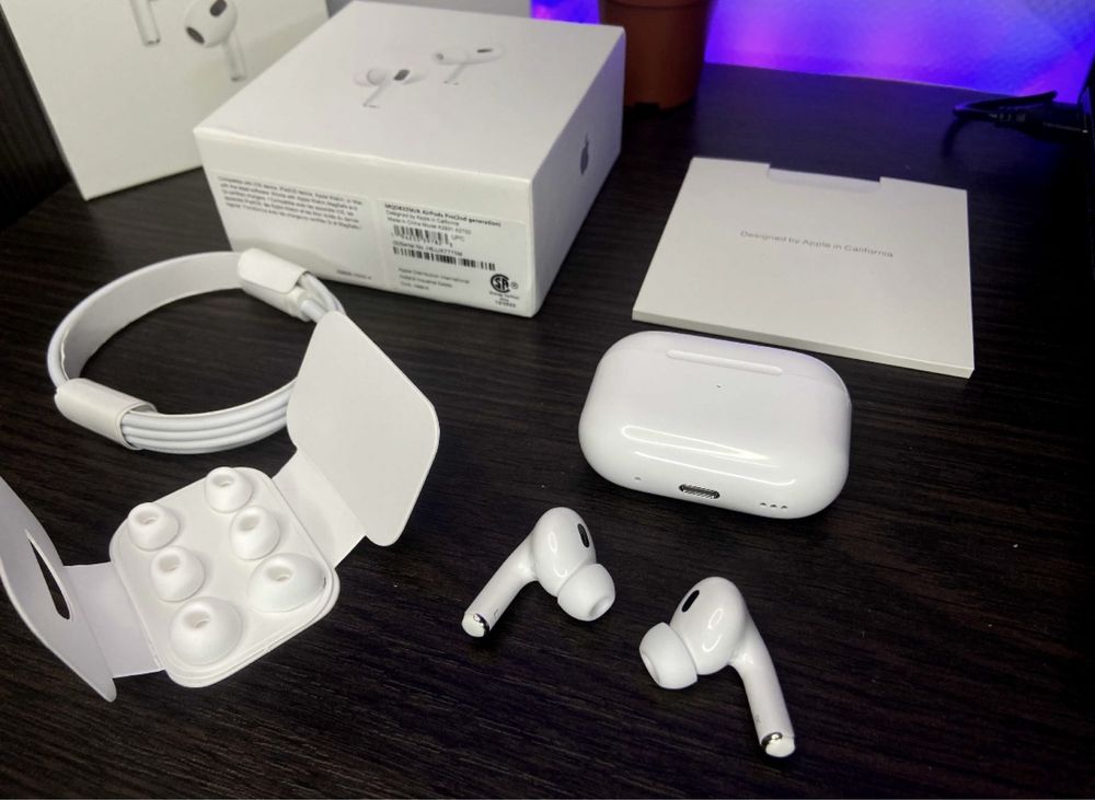 ‼️Навушники Airpods Pro 2(чохол і ремінец в подарунок)‼️